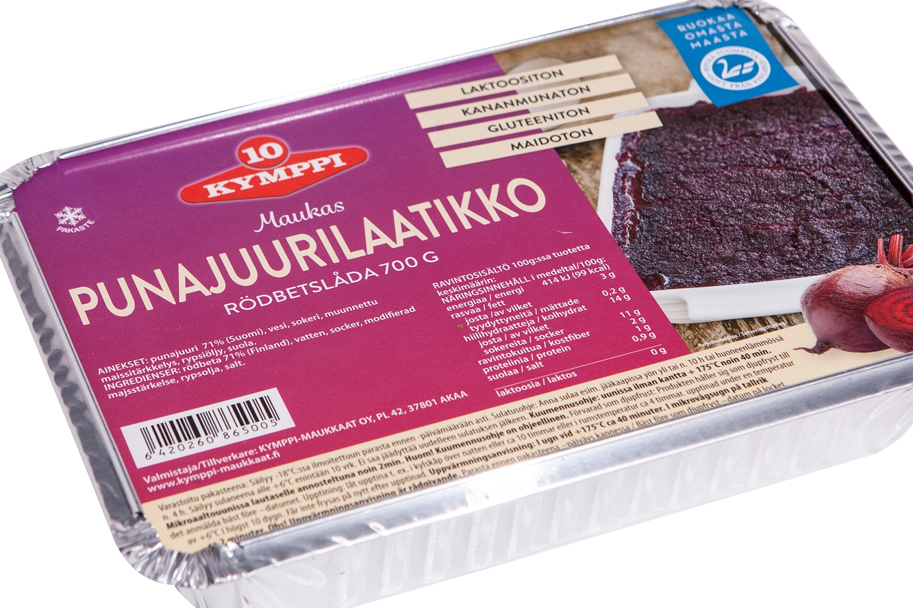 Kymppi Punajuurilaatikko 700g Kymppi Punajuurilaatikko 700g
