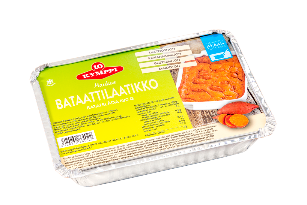 Kymppi Bataattilaatikko 630g