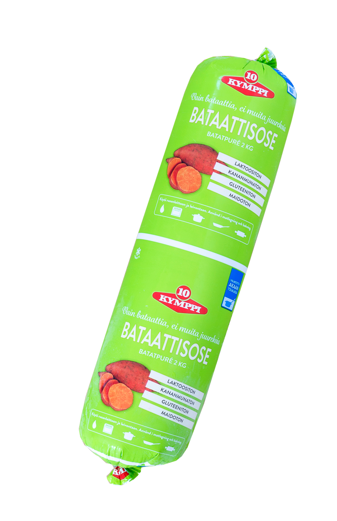 Kymppi Bataattisose 2kg, raaka, pakaste