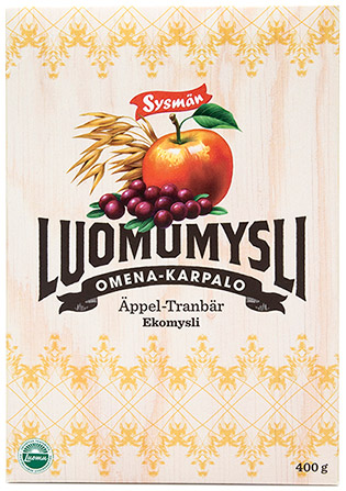 Sysmän Omena-Karpalo Luomumysli