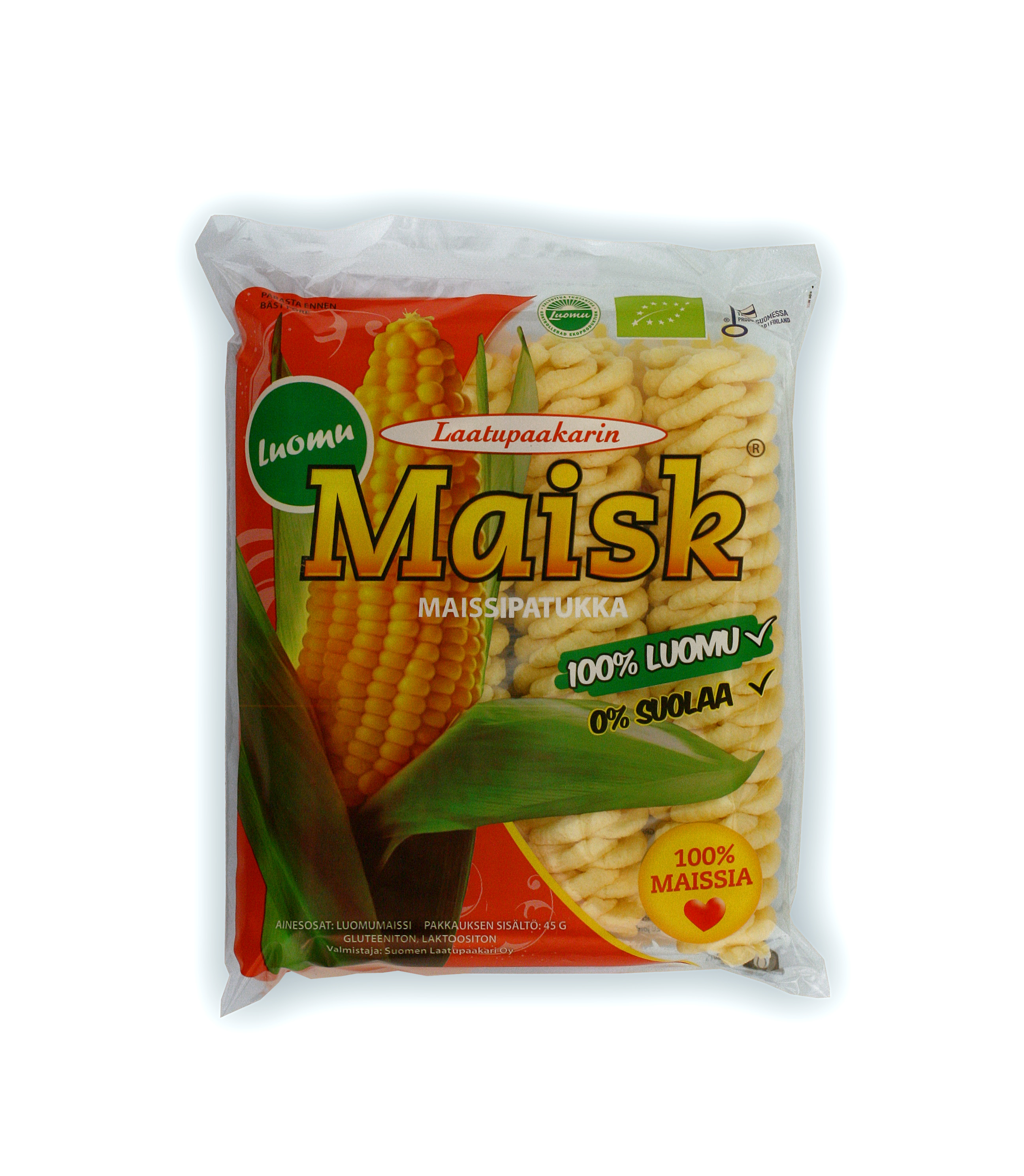 Laatupaakarin LUOMU Maisk Maissipatukka Laatupaakarin LUOMU Maisk Maissipatukka