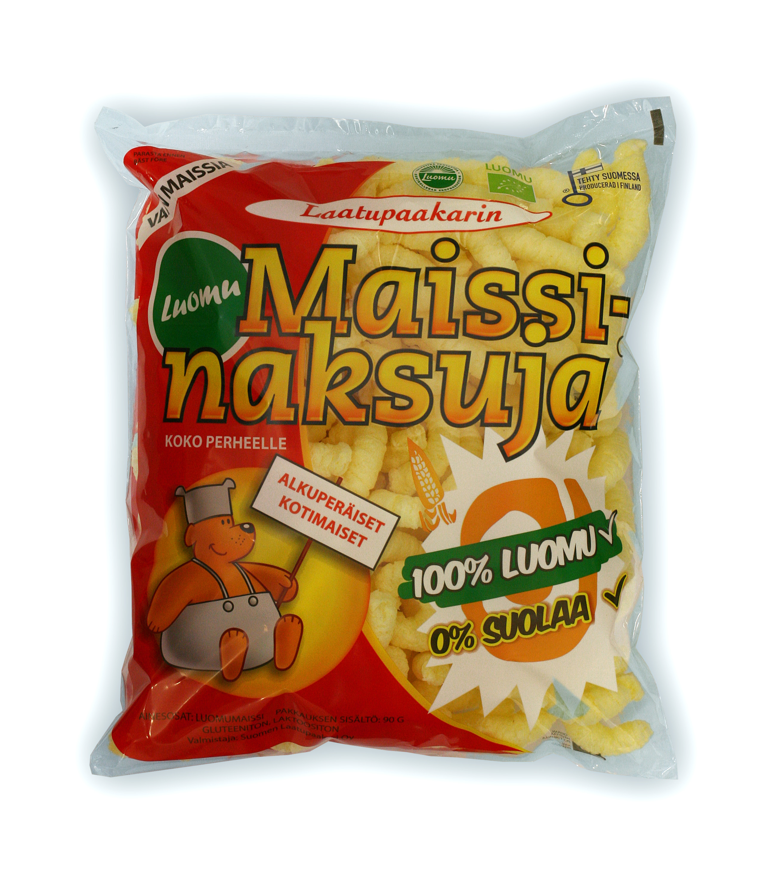 Laatupaakarin LUOMU Maissinaksut Laatupaakarin LUOMU Maissinaksut