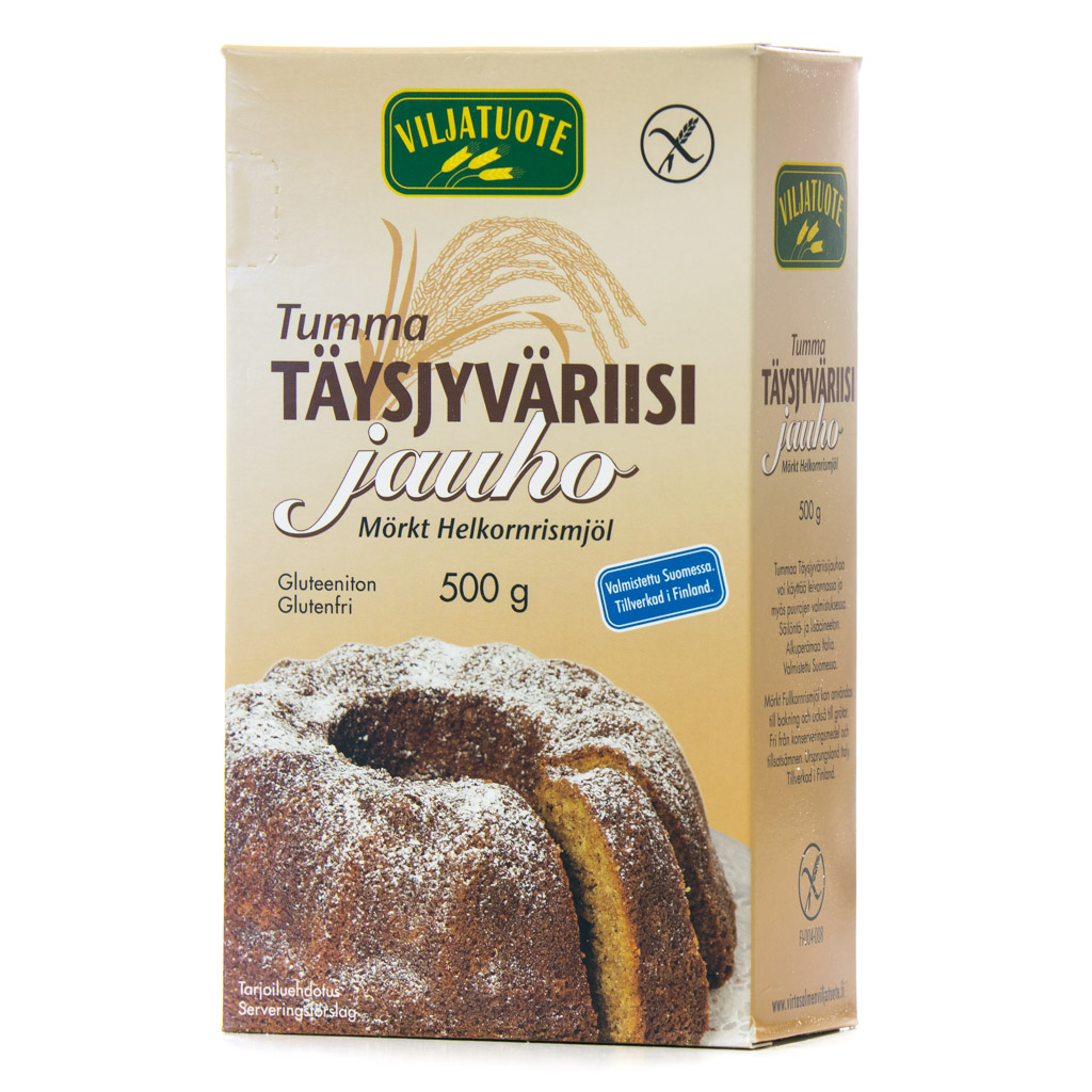 Tumma Täysjyväriisijauho Tumma Täysjyväriisijauho