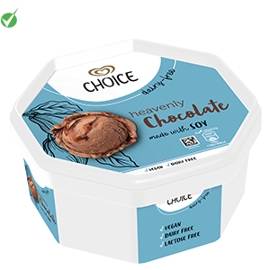 Choice Heavenly Chocolate 750ml soijajäätelö