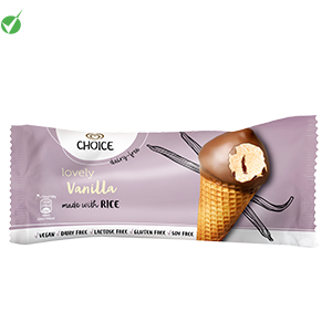 Choice Vanilla-Choco 150ml riisijäätelötuutti