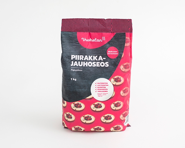 Vuohelan Herkku Piirakkajauhoseos 1kg Vuohelan Herkku Piirakkajauhoseos 1kg