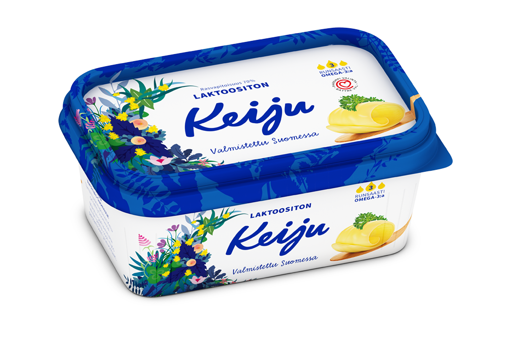 Keiju laktoositon kasvirasvalevite 70 % 400 g