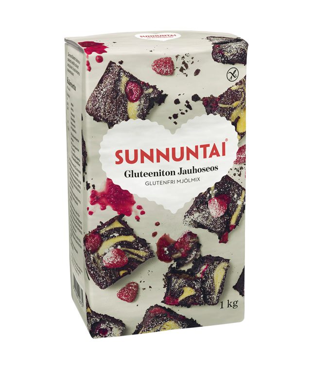 Sunnuntai Gluteeniton jauhoseos Sunnuntai Gluteeniton jauhoseos