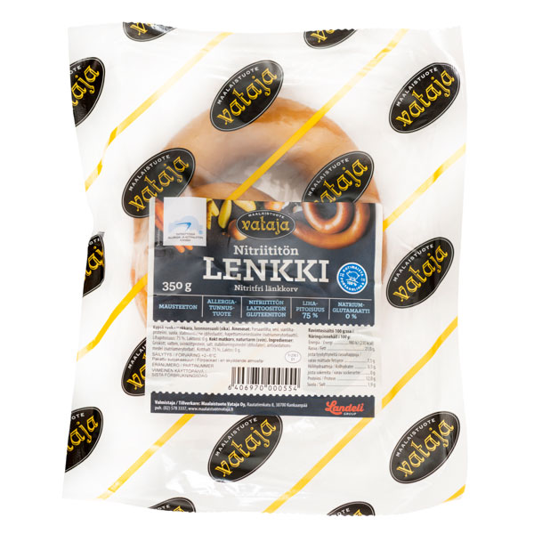 Nitriititön lenkki 350 g, Allergiatunnustuote