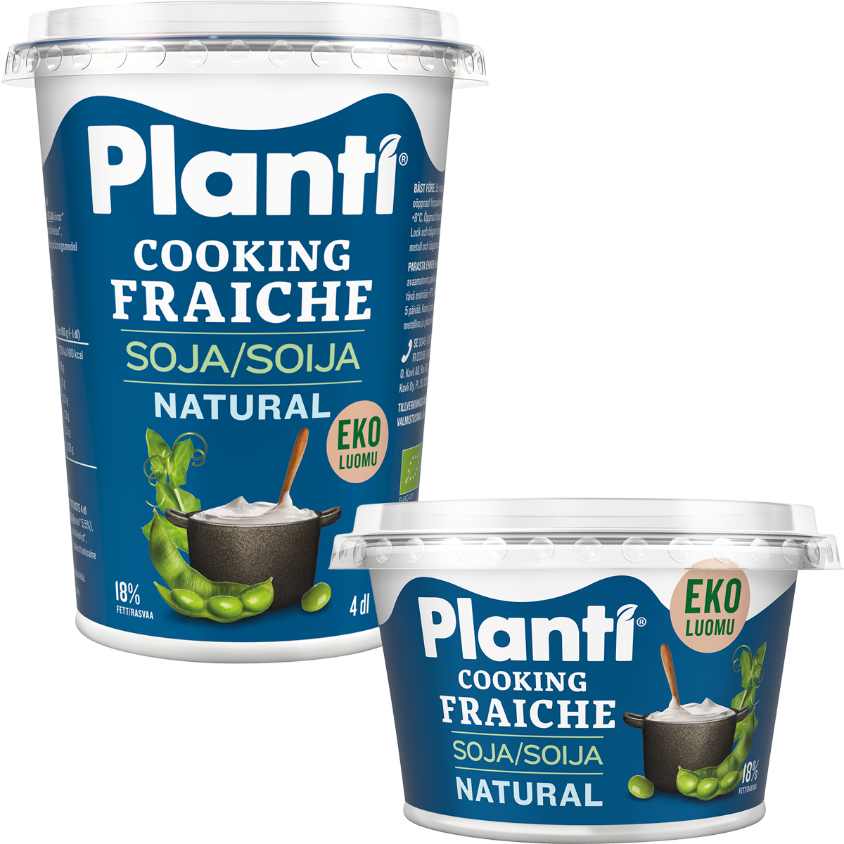 Planti Cooking Fraiche Natural EKO