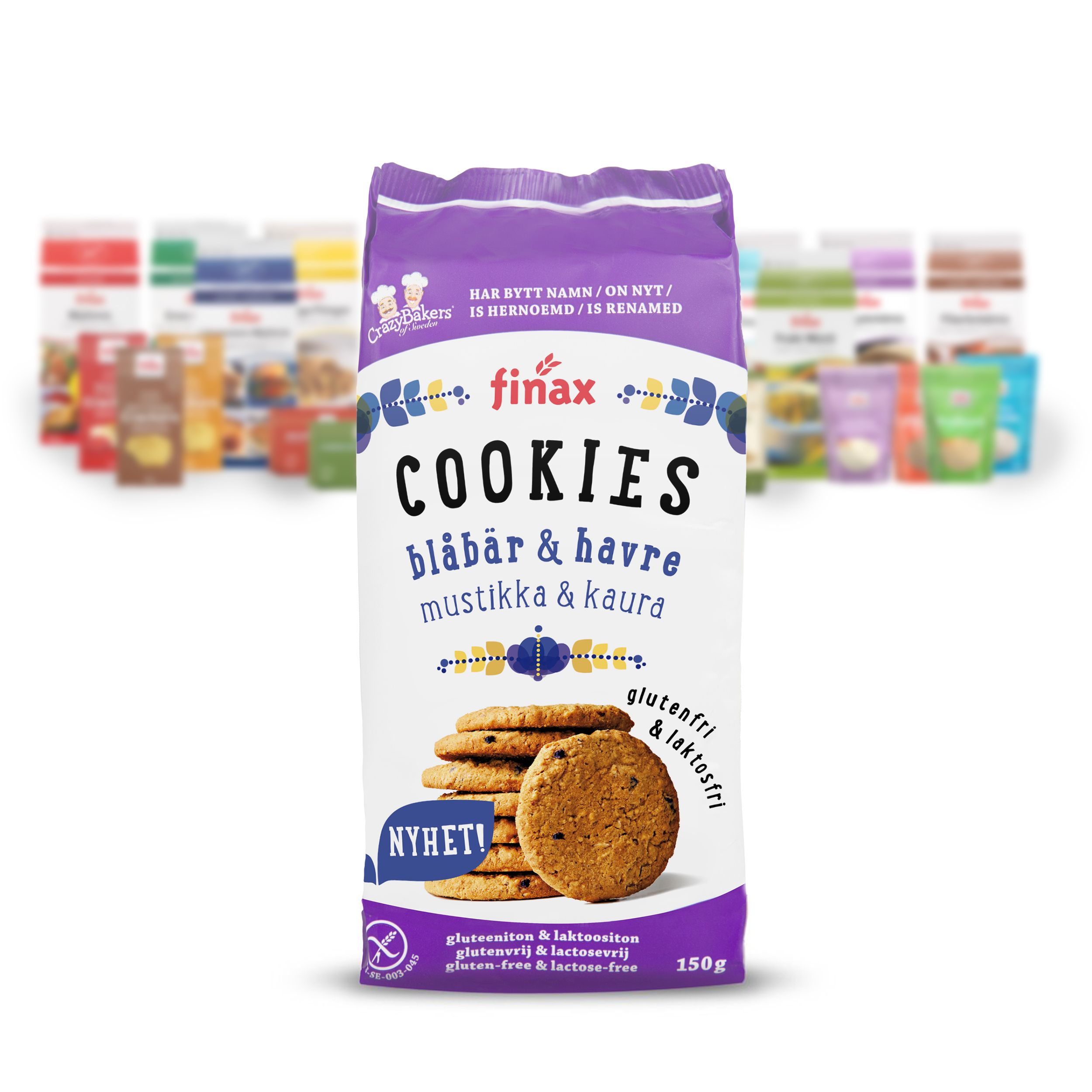 Finax Mustikka & Kaura Cookies Finax Mustikka & Kaura Cookies