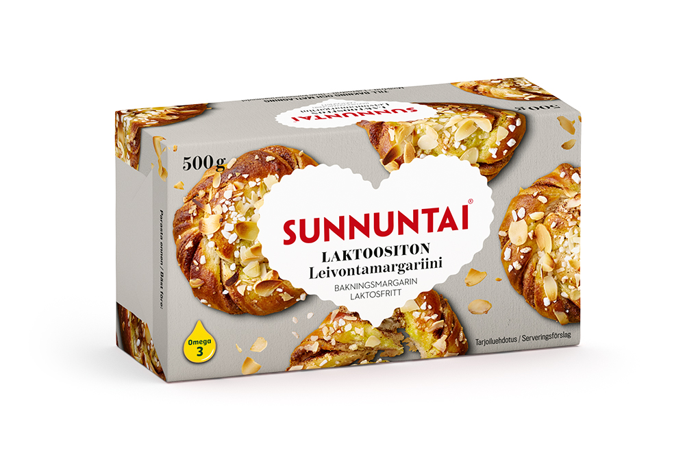 Sunnuntai laktoositon leivontamargariini 500 g