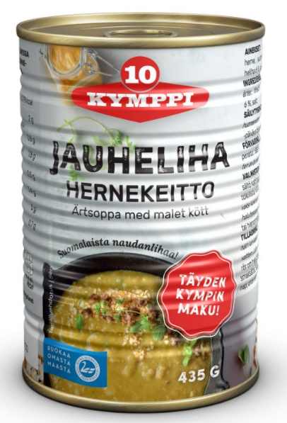 Kymppi Naudan Jauheliha Hernekeitto 435g