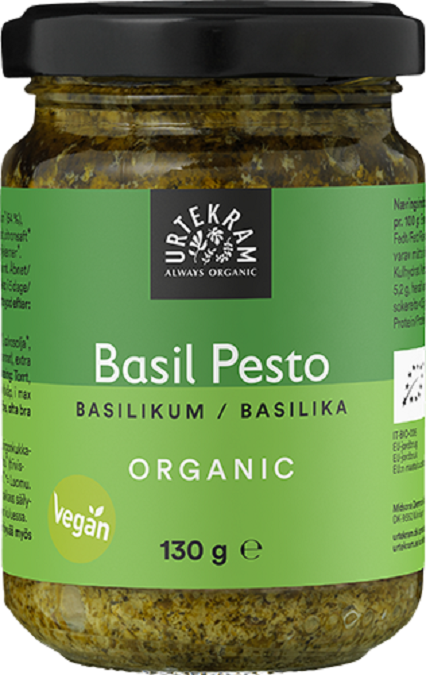 Urtekram Basilika pesto 130 g, luomu