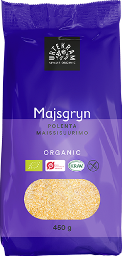 Urtekram Maissisuurimo Polenta 450 g, luomu