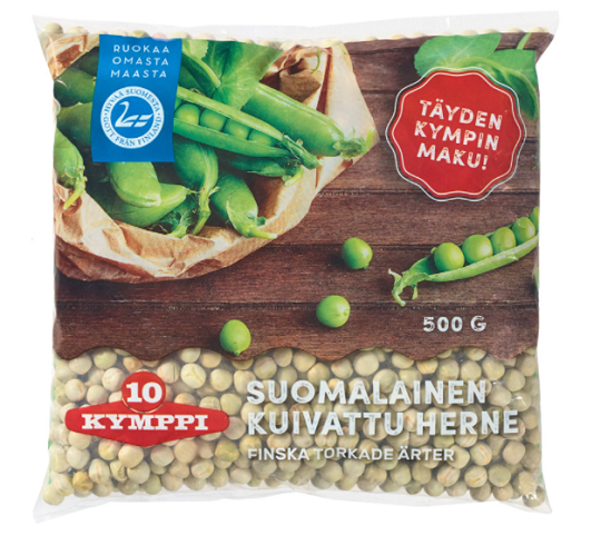 Kymppi Kuivattu Herne 500 g