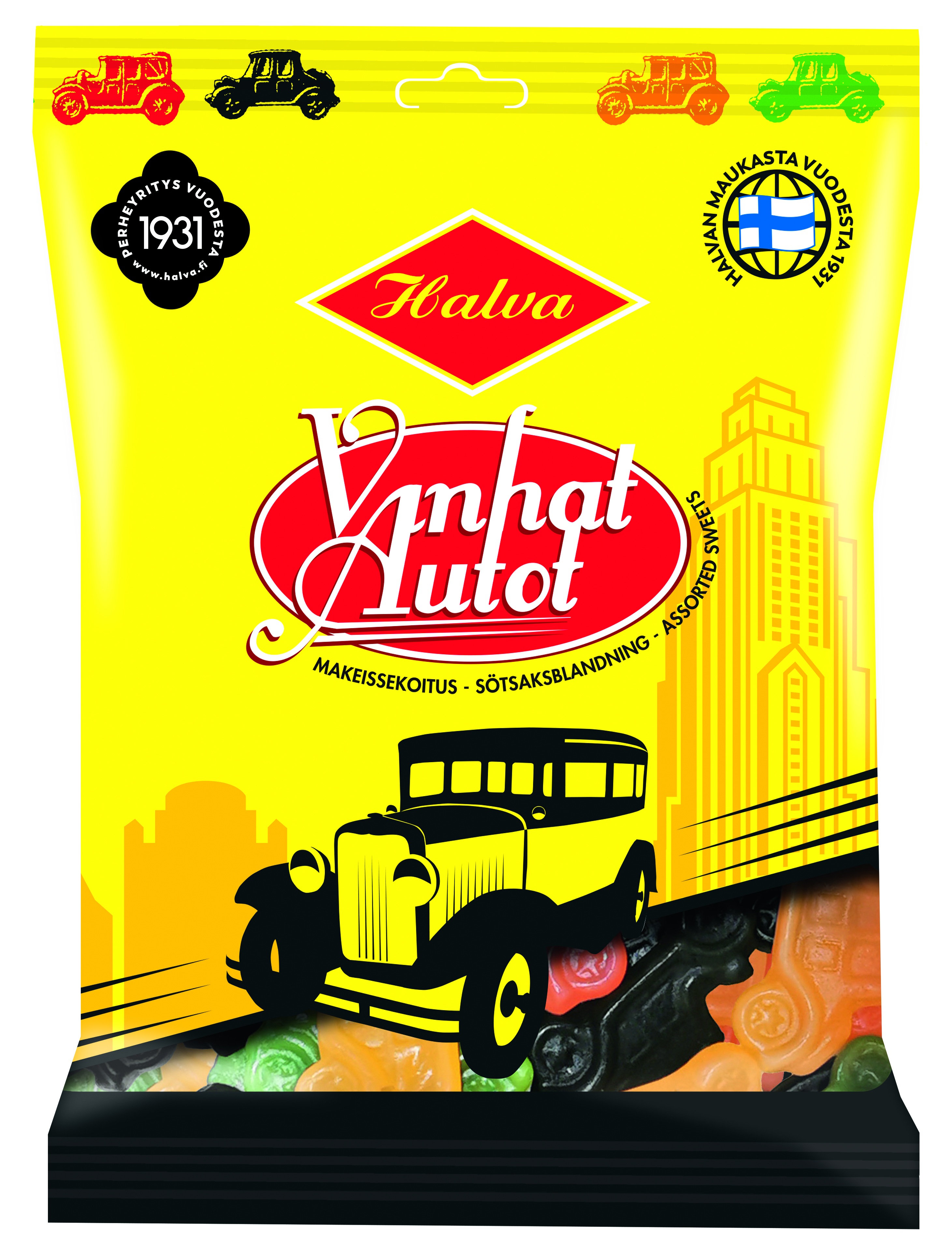 Halva Vanhat autot 160 g