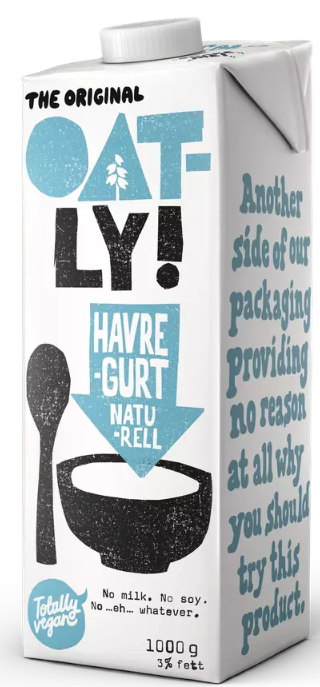 Oatly Maustamaton Havregurt 1kg