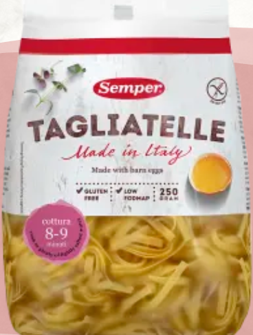 Semper Gluteeniton Tagliatelle 250g Semper Gluteeniton Tagliatelle 250g