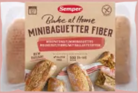 Semper Gluteenittomat Rouheiset Minipatongit 300g