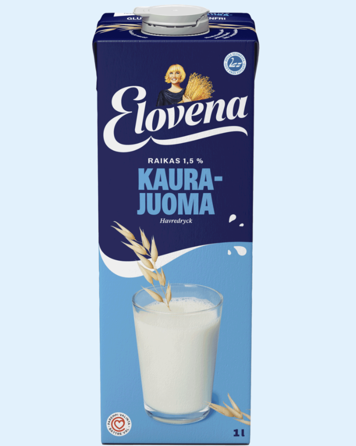 Elovena Kaurajuoma 1,5% gluteeniton