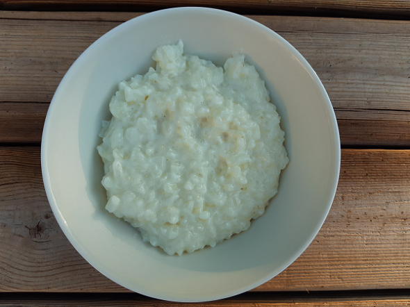 Riisipuuro riisijuomalla Riisipuuro riisijuomalla