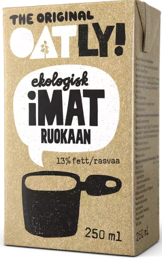 Oatly IMat Ruokaan Luomu 250ml