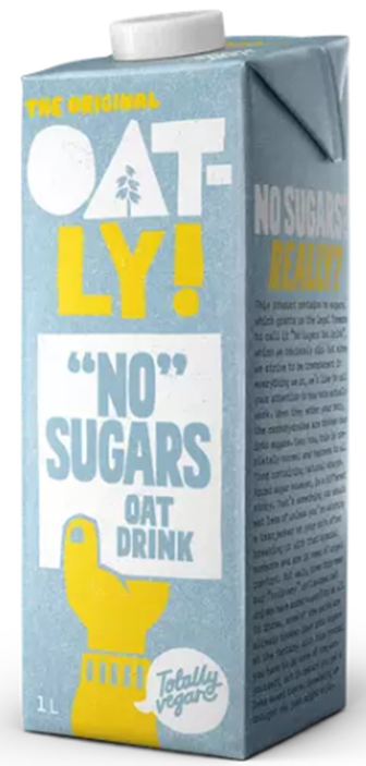 Oatly Kaurajuoma "No" sugars 1l