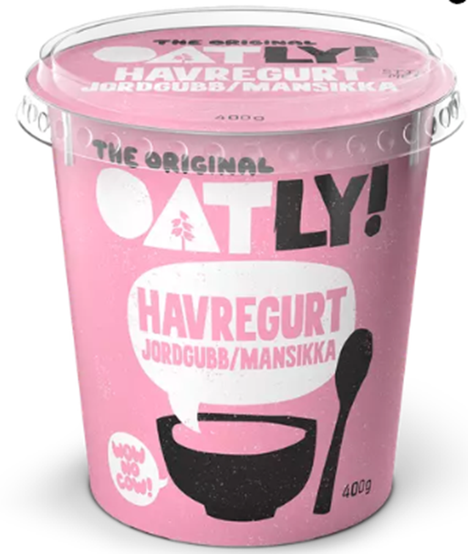 Oatly Mansikka Havregurt 400g