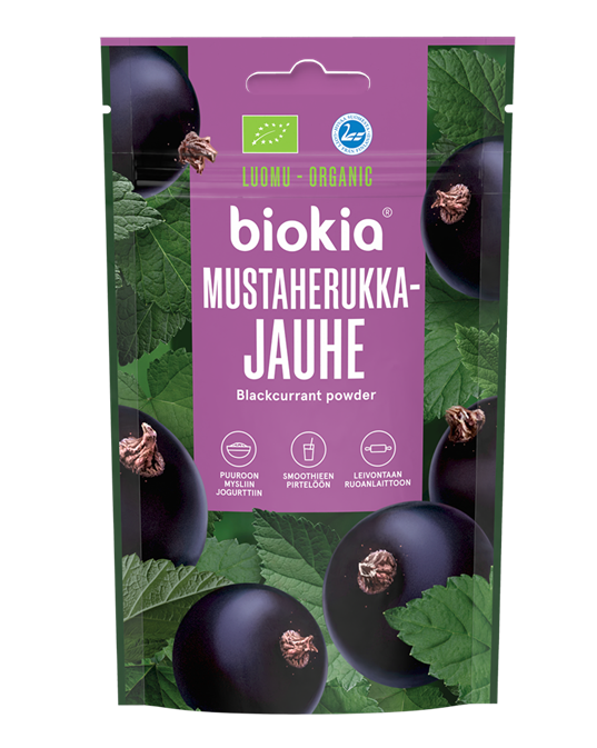 Biokia Luomu Mustaherukkajauhe