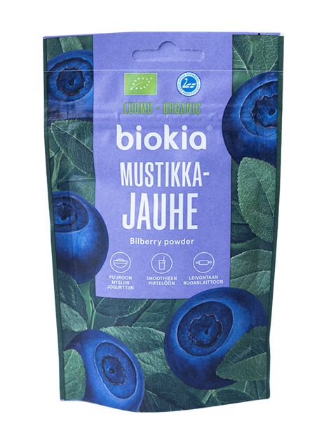 Biokia Luomu Mustikkajauhe