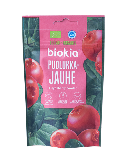 Biokia Luomu Puolukkajauhe