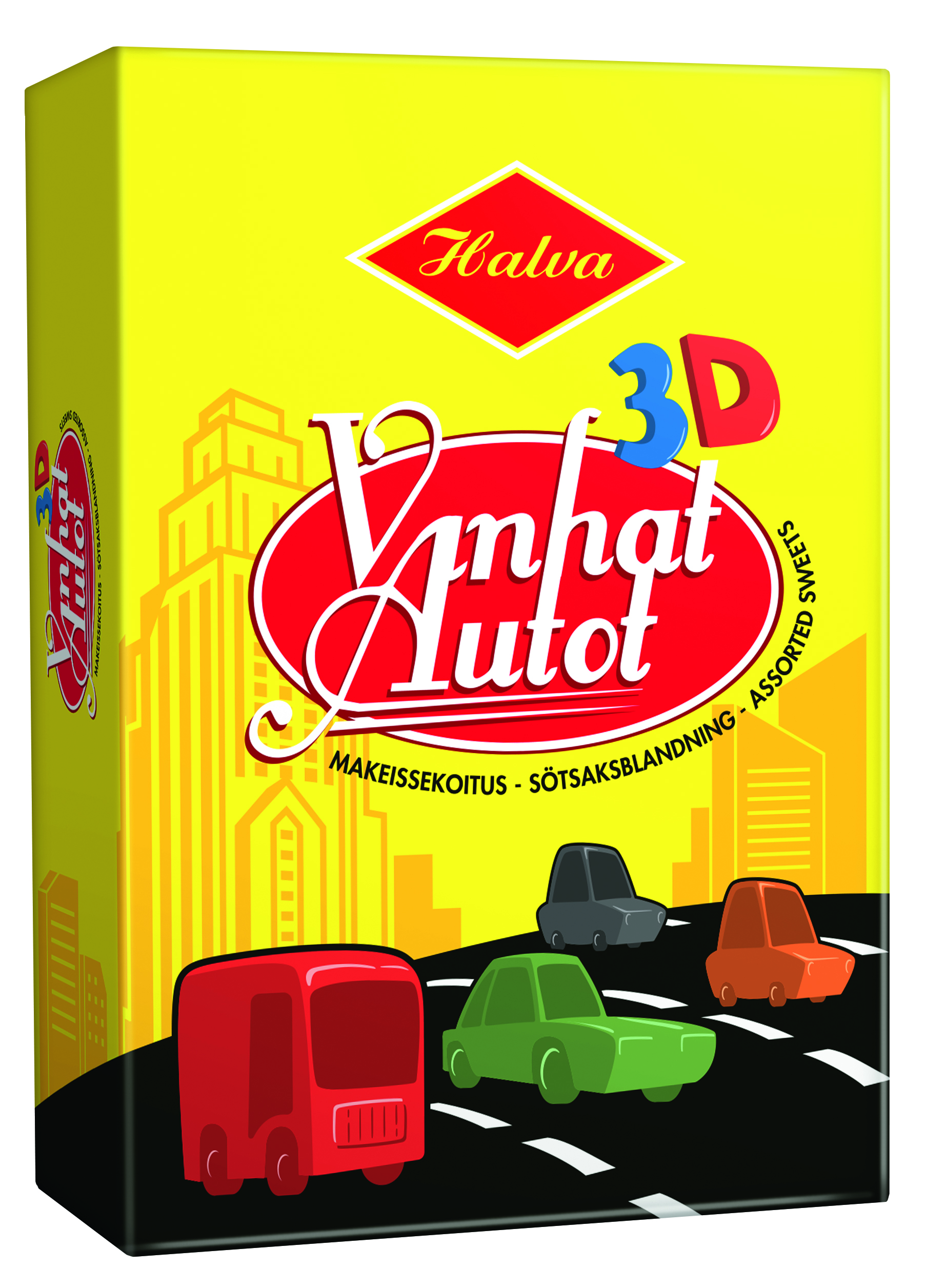 Halva Vanhat autot 3D 240g