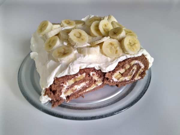 Banaani-suklaakääretorttu