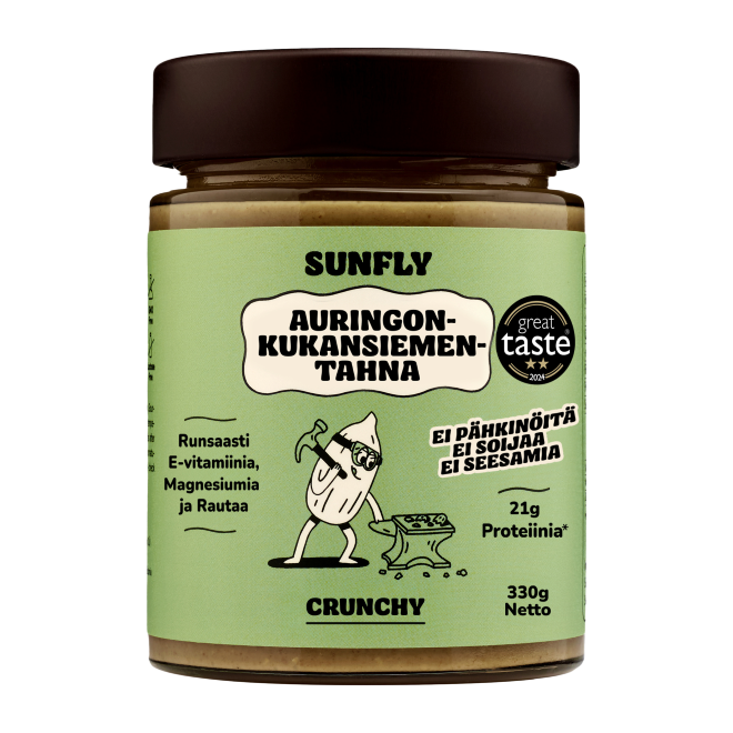SUNFLY Auringonkukansiementahna Rapea SUNFLY Auringonkukansiementahna Rapea