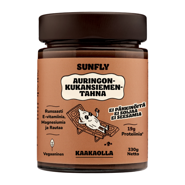 SUNFLY Auringonkukansiementahna Suklaa SUNFLY Auringonkukansiementahna Suklaa