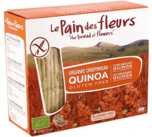 Le pain des Fleurs luomu quinoa-näkkileipä gluteeniton 150g