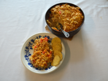 Kana-makaronilaatikko sulatejuustolla