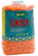 Sevan Kokonaiset punaiset linssit