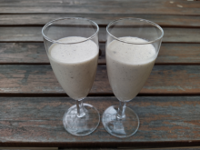 Soijapannacotta agar-jauheella