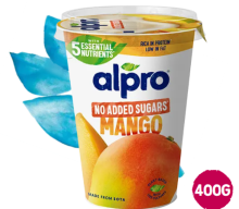Alpro Soijavalmiste Mango 400g ei lisättyä sokeria