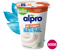Alpro Soijavalmiste No Sugars Maustamaton 400g