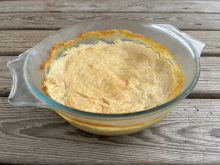 Perunalaatikko tattarijauholla