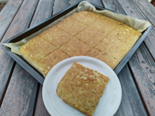 Kaurapannukakku maidosta ja munasta