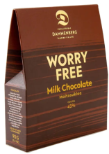 Dammenberg Worry free Maitosuklaanappi 43% soijaton