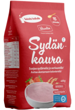 Hirvelän Sydänkaura mansikka gluteeniton