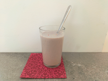 Kaura-vadelmasmoothie